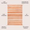 JONATHAN Y Wavy Stripe Indoor Outdoor Area Rug 5X8 Orange/Cream, Castara Modern for Backyard, Patio, Porch, Easy-Cleaning, High Traffic, Pet-Friendly, Non-Shedding (SMB205B-5) view 2