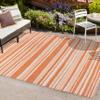 JONATHAN Y Wavy Stripe Indoor Outdoor Area Rug 5X8 Orange/Cream, Castara Modern for Backyard, Patio, Porch, Easy-Cleaning, High Traffic, Pet-Friendly, Non-Shedding (SMB205B-5) view 3