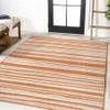JONATHAN Y Wavy Stripe Indoor Outdoor Area Rug 5X8 Orange/Cream, Castara Modern for Backyard, Patio, Porch, Easy-Cleaning, High Traffic, Pet-Friendly, Non-Shedding (SMB205B-5) view 4
