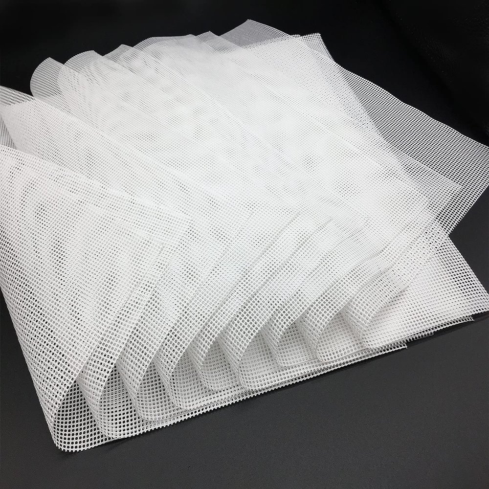 (9 Pack) Silicone Dehydrator Sheets, Dostk Premium Non Stick Mats for Fruit Dryer Mesh, Dehydrator Tray Liner Reusable (14 x 14 inch)
