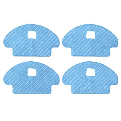 Microfiber Mop Cloth 4Pcs Mop Replacement Pad Pads Replacement Pads for 930/610 Robotic Vacuum Cleaner