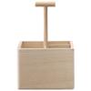 LSA International Dine Oak Cutlery Holder H29cm L20cm W16cm| 1 Unit | Hand Planed Wood | DI70 view 1