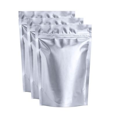 100 Mylar Bags for Food Storage,4.3in x 6.3in Zipper Pouches Resealable and Heat Sealable for Long Term Food Storage