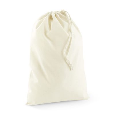 Westford Mill Cotton Recycled Stuff Bag (S) (Natural)
