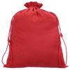 CleverDelights Red Cotton Bags - Premium Drawstring Multipurpose Bag (5, 12 x 16 Inch) view 1