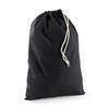Westford Mill Cotton Recycled Stuff Bag (S) (Black) view 1