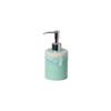 Casafina Ceramic Soap & Lotion Pump Dispenser - Taormina Collection, Aqua | Stoneware Bathroom Accessories | Quality Bath Decor | 3'' x 4.25'', 20 oz. view 1