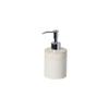 Casafina Ceramic Soap & Lotion Pump Dispenser - Taormina Collection, White | Stoneware Bathroom Accessories | Quality Bath Decor | 3'' x 4.25'', 20 oz. view 1