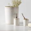 Casafina Ceramic Soap & Lotion Pump Dispenser - Taormina Collection, White | Stoneware Bathroom Accessories | Quality Bath Decor | 3'' x 4.25'', 20 oz. view 2