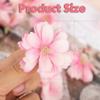 AUEAR, 50 Pack Fake Flower Heads Airtificial Silk Plum Cherry Blossom Head Peony Daisy Decor for DIY Crafts Home Wedding Party Hats Decoration (Light Purple) view 2