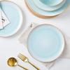 Stone lain Porcelain Dish Set, 4 Salad Plates, Josephine - Mint view 2