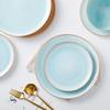 Stone lain Porcelain Dish Set, 4 Salad Plates, Josephine - Mint view 3