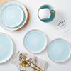 Stone lain Porcelain Dish Set, 4 Salad Plates, Josephine - Mint view 4