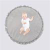 BAODAN Ruffled Babies Cotton Play Mat - Infant Play Mat Girls Boys Babies Playmat for Tummy Time,Boys Girls Bedroom Living Room Decorations, Housewarming Gifts view 3