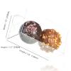 SLShePack Clear Truffle Boxes Packaging 3 1/8"x1"x1" 45 Pack Small Chocolate Wedding Favor Caramels Candy Gift Boxes Little Glass Bears Treat Boxes for Party view 3