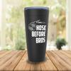 Firefighter Black Edition Viking Tumbler 20oz - Hose Before Bros - Fireman Job Axe Hydrant Extinguisher Helmet Sirens Fire Chief Extinguish Hazardous view 2