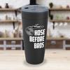 Firefighter Black Edition Viking Tumbler 20oz - Hose Before Bros - Fireman Job Axe Hydrant Extinguisher Helmet Sirens Fire Chief Extinguish Hazardous view 3
