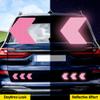 Baby on Board Sticker for Cars, Nouiroy 2PCS Kids on Board Super Strong Reflective Two Babies in Car Decals and Stickers Cute Baby Car Window Bumper Safety Warning Sign Auto Vinyl Sticker, Pink view 3