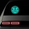Baby on Board Sticker for Cars, Nouiroy 2PCS Kids on Board Super Strong Reflective Two Babies in Car Decals and Stickers Cute Baby Car Window Bumper Safety Warning Sign Auto Vinyl Sticker, Sky Blue view 2