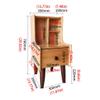 TOMYEUS Night Stand Bedside Cabinet Wood Locker Modern Living Room Bedroom Storage Drawer Bedside Cabinet Storage Cabinet Accent Table view 4