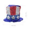 SEWACC America Flag Top Hat Uncle Top Hat Party Accessory American Flag Costume 4th of July USA view 3