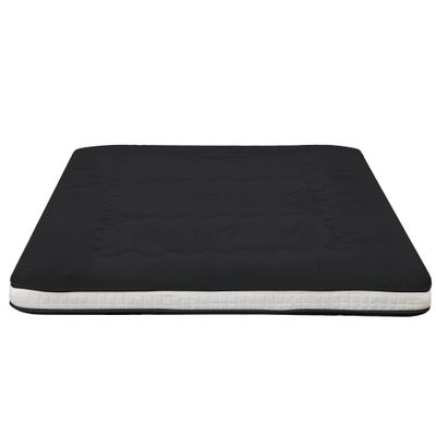 Dr.Futon Japanese Floor Futon Mattress Extra Thick Folding Roll Up Bed Topper Mat for Guest,Lounger and Tavel