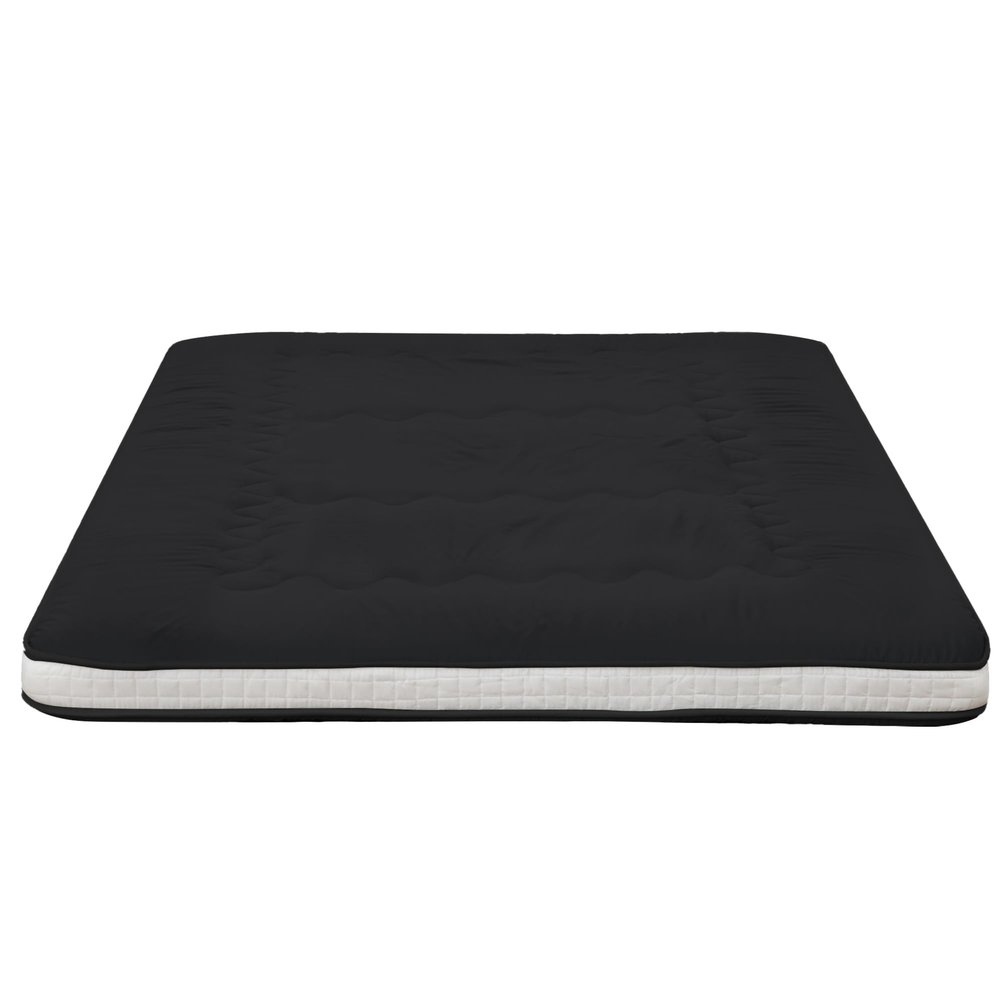 Dr.Futon Japanese Floor Futon Mattress Extra Thick Folding Roll Up Bed Topper Mat for Guest,Lounger and Tavel