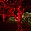 Dazzle Bright Christmas String Lights, 132FT 400 LED Connectable Green Wire 8 Modes String Lights, Waterproof Christmas Lights for Indoor Outdoor Patio Party Wedding Decorations, Red view 4