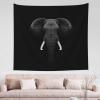 African Elephant Tapestry Wall Tapestry Large Tapestry Elephant Background African Animal Tapestry Wall Hanging (51inx60in) view 1