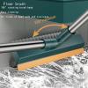 FUMANYI 3 In 1 Floor Cleaning Brush V-Shaped Floor Scrub Brush 180 Rotating Crevice Scrub Brushes Long Handle Stiff Broom Magic Bathroom Toilet Brush Household Cleaning Tools view 3