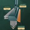 FUMANYI 3 In 1 Floor Cleaning Brush V-Shaped Floor Scrub Brush 180 Rotating Crevice Scrub Brushes Long Handle Stiff Broom Magic Bathroom Toilet Brush Household Cleaning Tools view 4