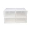 BESPORTBLE Large Transparent Shoe Storage Box 4pcs Stackable Plastic Shoes Container Organizing and Cleaning Holder view 1