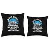 Sometimes We All Need A Little Motivation Monkey Diver Throw Pillow view 3
