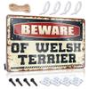 gaeruite Adult Signs for Man Cave Beware of Welsh Terrier Sign Bedroom Door Decorations Small Metal Tin (Size : 20X30CM) view 1