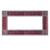 Light purple Moroccan mirror, Farmhouse horizontal mirror, Large wooden mirror, Rustic Bathroom Mirror Frame,Hanging wooden frame, Moroccan hand painted Mirror frame, (Glass not included) view 1