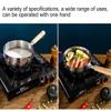 304 Stainless Steel Pan.Fry PanYukihira pot Saucepan with Wood Handle and Glass lid1800ML Soup pot.suitable for all kinds of stoves (Pot diameter: 20cm/ 7.87in) view 3