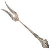 4 9/10 x 3/5 Inch Vintage Pure Sterling Silver Hors D'Oeuvre Fork AS88 view 1