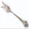 4 9/10 x 3/5 Inch Vintage Pure Sterling Silver Hors D'Oeuvre Fork AS88 view 2