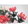 TOMYEUS Artificial Bonsai Tree Artificial Bonsai Jade Peony Flowerpot Ornaments Feng Shui Ornaments for Home Decor Creative Jade Carving Chinese Ornaments Maintenance Free view 3