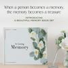 7 pcs Guest Book Set, Funeral Guest Book, Includes: Guestbook, 50 Memory Cards, Ball Pen+Pen Stand, Table Sign, Card Box, Mailer Box, Celebration of Life Guest Book, Registry Book, Memory Book view 2
