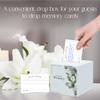 7 pcs Guest Book Set, Funeral Guest Book, Includes: Guestbook, 50 Memory Cards, Ball Pen+Pen Stand, Table Sign, Card Box, Mailer Box, Celebration of Life Guest Book, Registry Book, Memory Book view 4