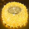 Heceltt Christmas Lights Outdoor, 403FT 1000 LED String Lights 8 Modes and Timer Memory Function Twinkle Fairy Lights IP44 Waterproof Plug in for Xmas Tree Wedding Party Holiday Decor(Warm White) view 1