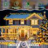 Heceltt Christmas Lights Outdoor, 403FT 1000 LED String Lights 8 Modes and Timer Memory Function Twinkle Fairy Lights IP44 Waterproof Plug in for Xmas Tree Wedding Party Holiday Decor(Warm White) view 4