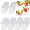 Boao 200 Pcs Fruit Protection Bags Fruit Netting Bags with Drawstring for Protecting Vegetable Net Cover Reusable Mesh Bag for Garden Apple Trees(6 x 10 Inch,White) view 1
