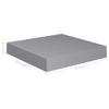 FAMIROSA 1PCS Floating Wall Shelves, Gray Wall Mounted Shelves with Invisible Brackets for Bedroom Living Room Bathroom Kitchen, Shelves for Wall Decor Storage, 9.1" x 9.3" x 1.5" view 2