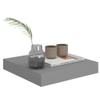 FAMIROSA 1PCS Floating Wall Shelves, Gray Wall Mounted Shelves with Invisible Brackets for Bedroom Living Room Bathroom Kitchen, Shelves for Wall Decor Storage, 9.1" x 9.3" x 1.5" view 4