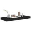FAMIROSA 1PCS Floating Wall Shelves, Black Wall Mounted Shelves with Invisible Brackets for Bedroom Living Room Bathroom Kitchen, Shelves for Wall Decor Storage, 23.6" x 9.3" x 1.5" view 4