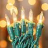 mimigogo 50-Count White Christmas Lights with Green Wire,Mini String Lights for Holiday Decorations, Christmas Tree Lights, Holiday Party, Wedding, Xmas, Home, Indoor & Outdoor Use (13ft Long) view 1