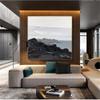 100% Hand-Painted Original Art Oil PaintingLarge Colorful Landscape Abstract,Large Original Abstract Painting,Hand Painted Textured Oil Painting, 36X36 Frameless Unstretched Painting view 4