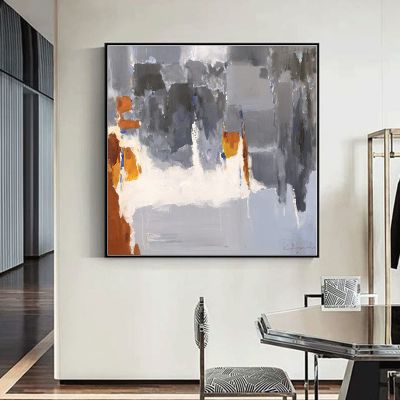100% Hand-Painted Original Art Oil PaintingTextured Paintings,Splash Wall Art Decor,Large abstract Colorful, 20X20 Frameless Unstretched Painting